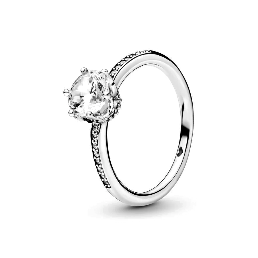 Anel - Clear Sparkling Crown