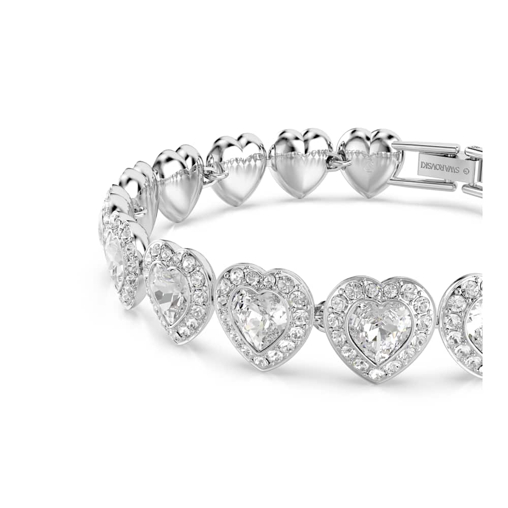Bracelete Coração Tennis Ariana Grande