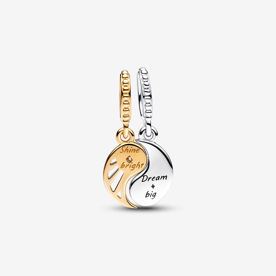 Charm Pendente Sol e Lua