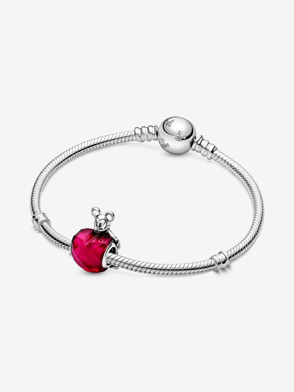 Charm Mickey Love Heart Charm