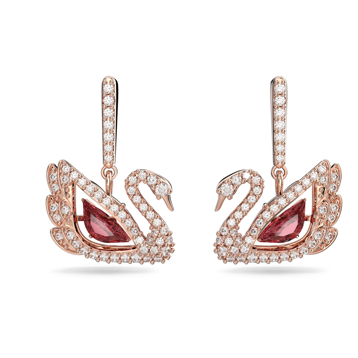 Brincos de Gota de Cisne Dançante