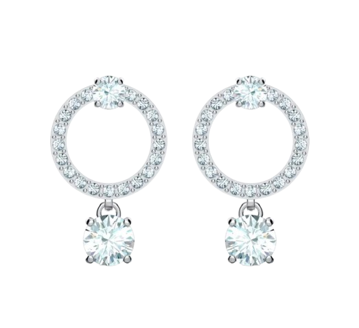 Argolas brancas Attract Circle