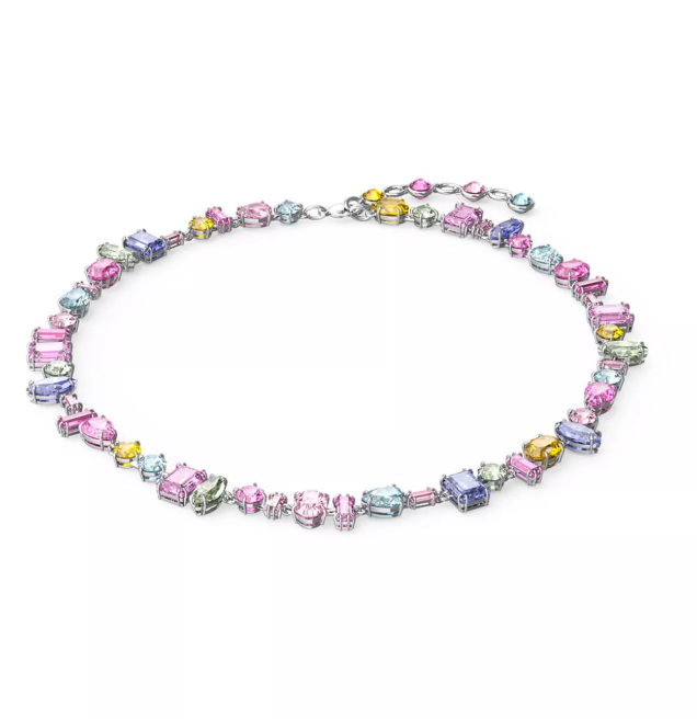 Colar de Pedras Preciosas multicolorido