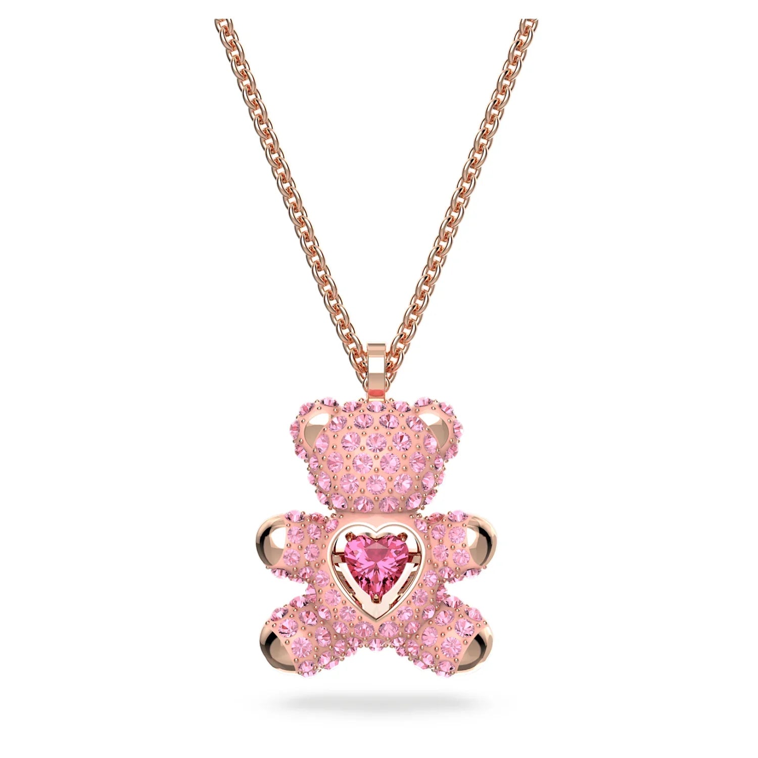 Colar Teddy Rosa