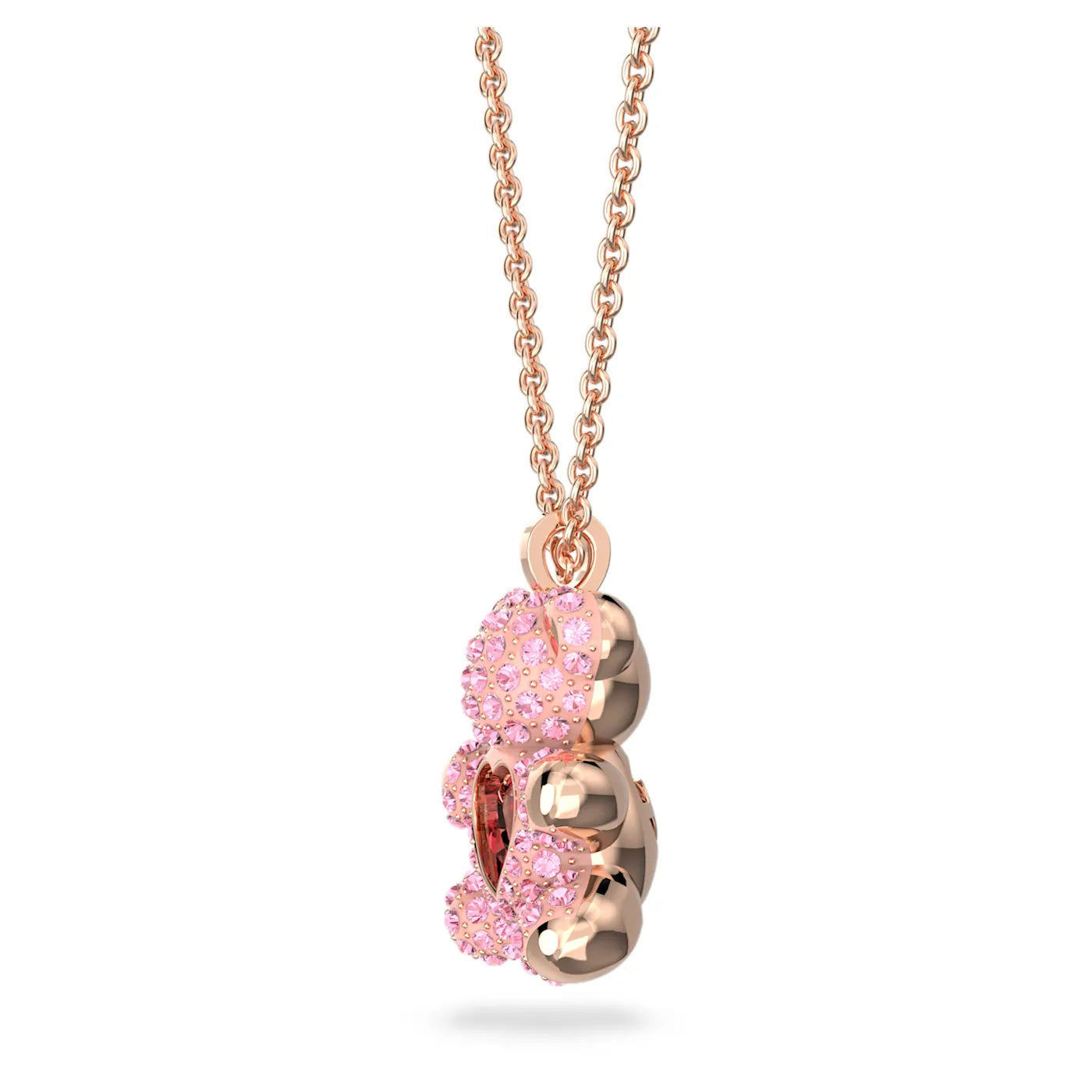 Colar Teddy Rosa