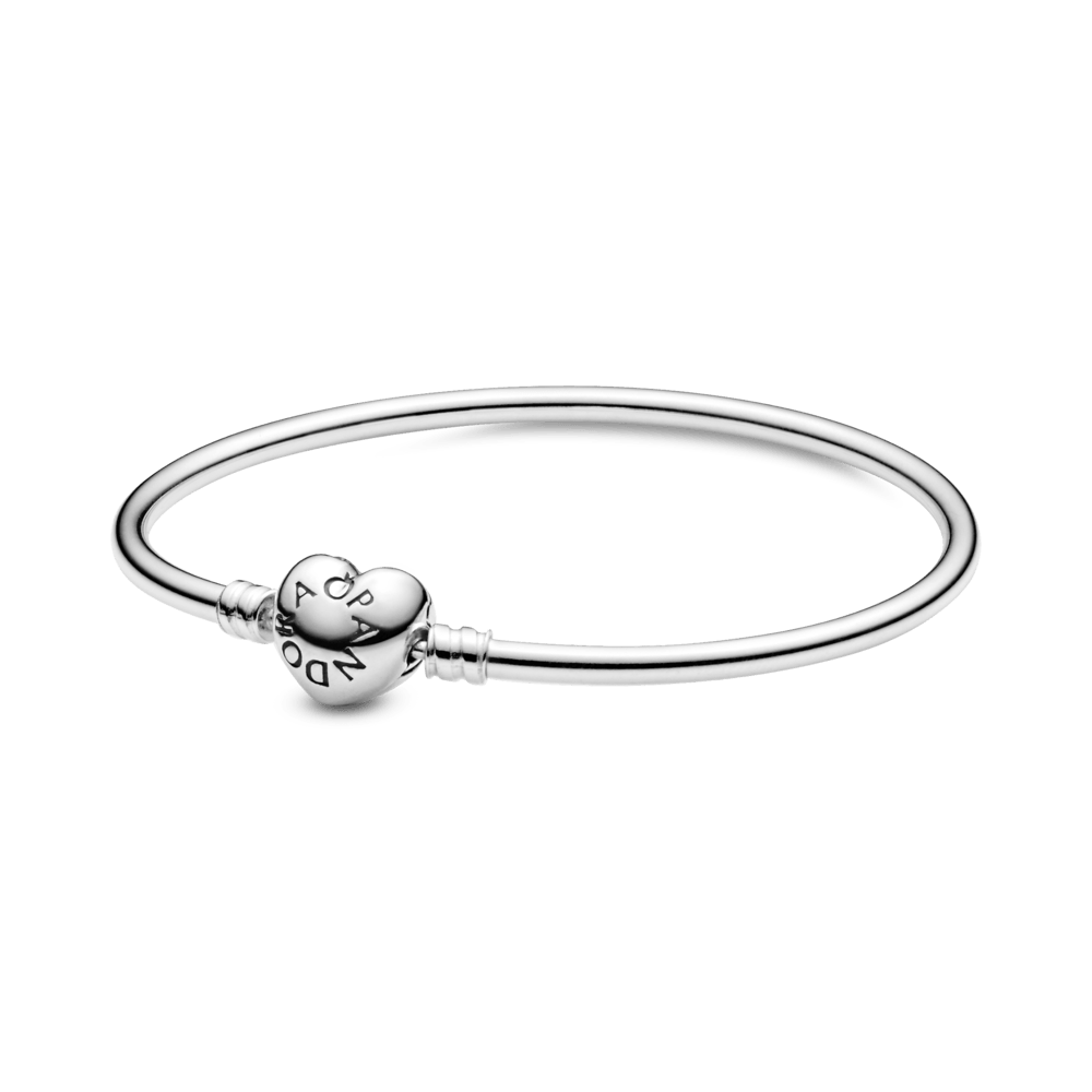 Bracelete Rígido Fecho Coração