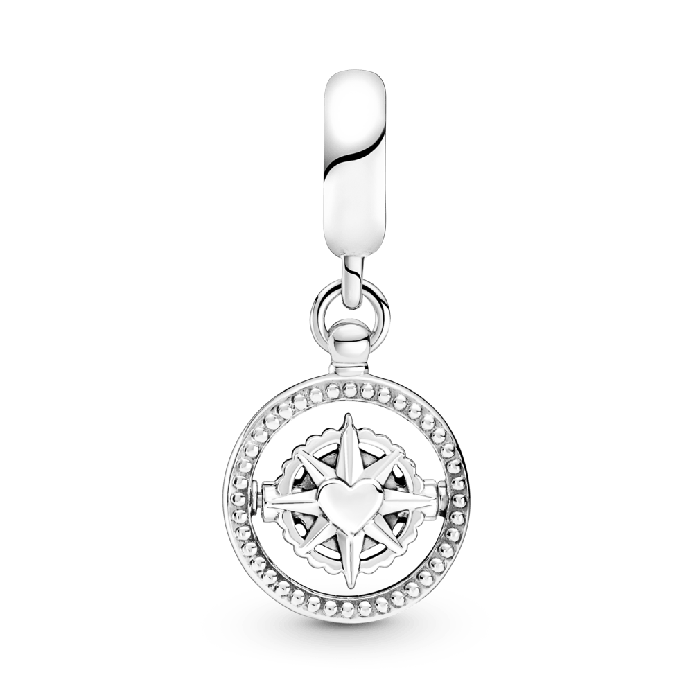 Charm Pendente Bussola Giratoria