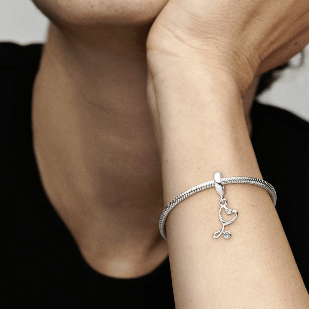 Charm Pendente Estetoscópio da Medicina