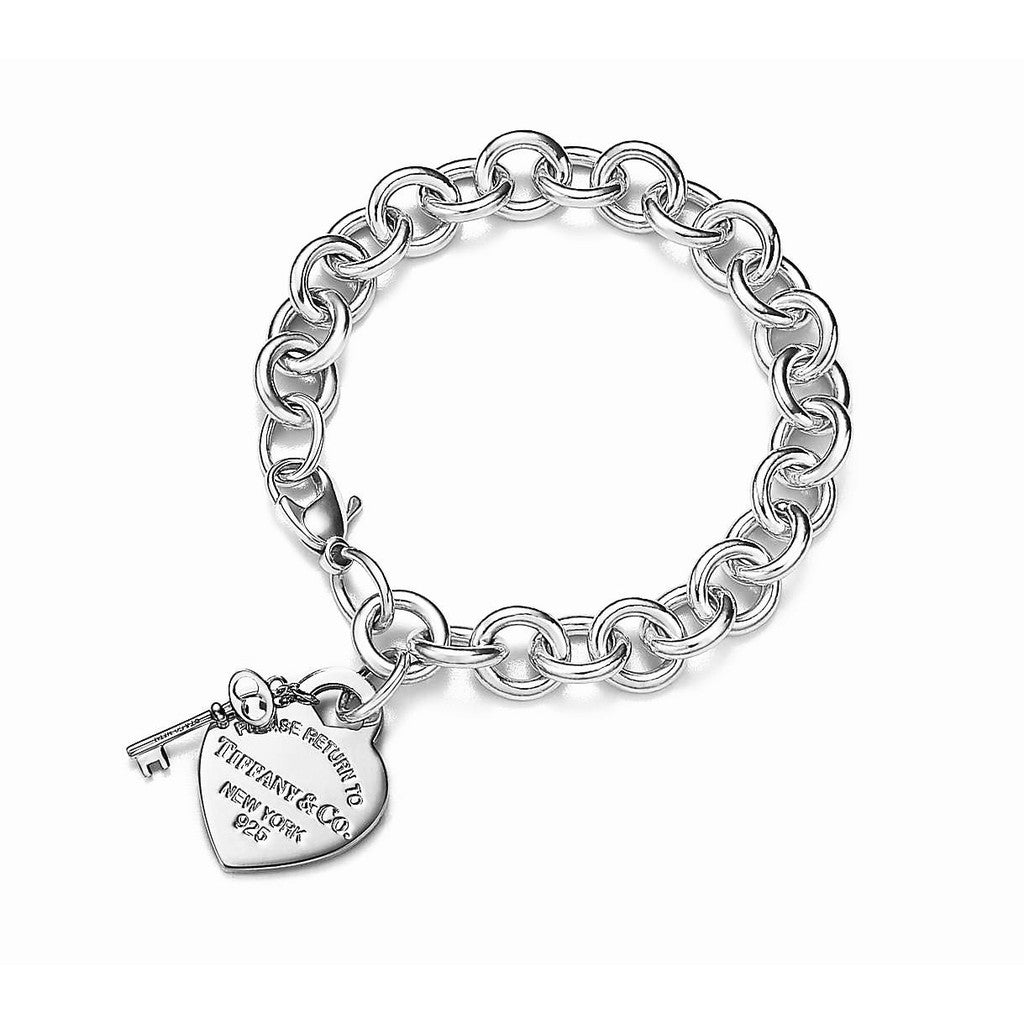 Pulseira Coração com Chave