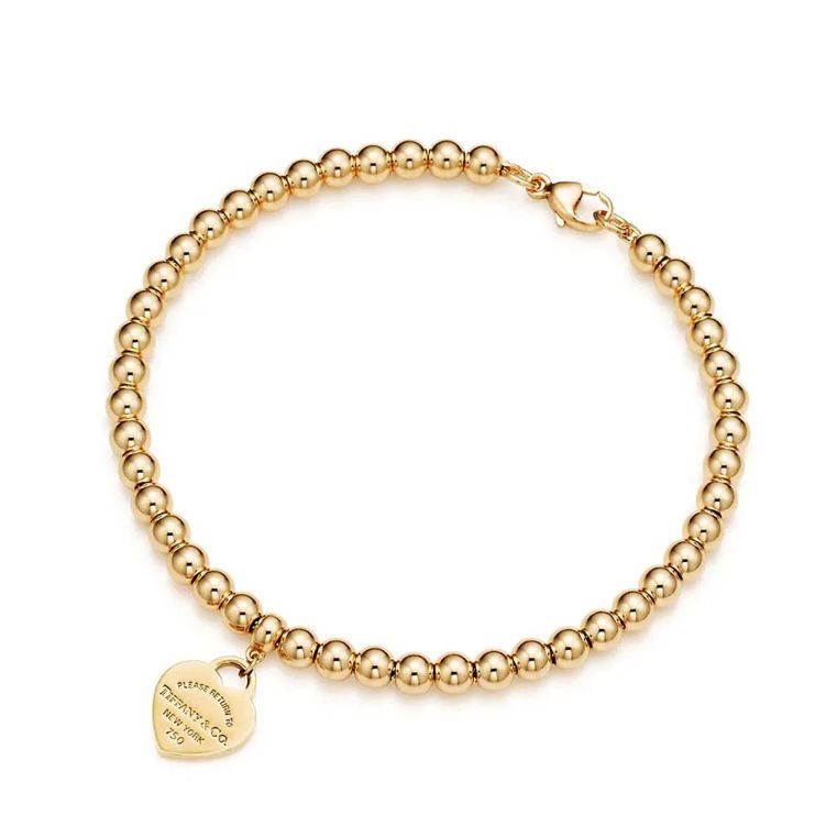 Pulseira de Contas Dourada