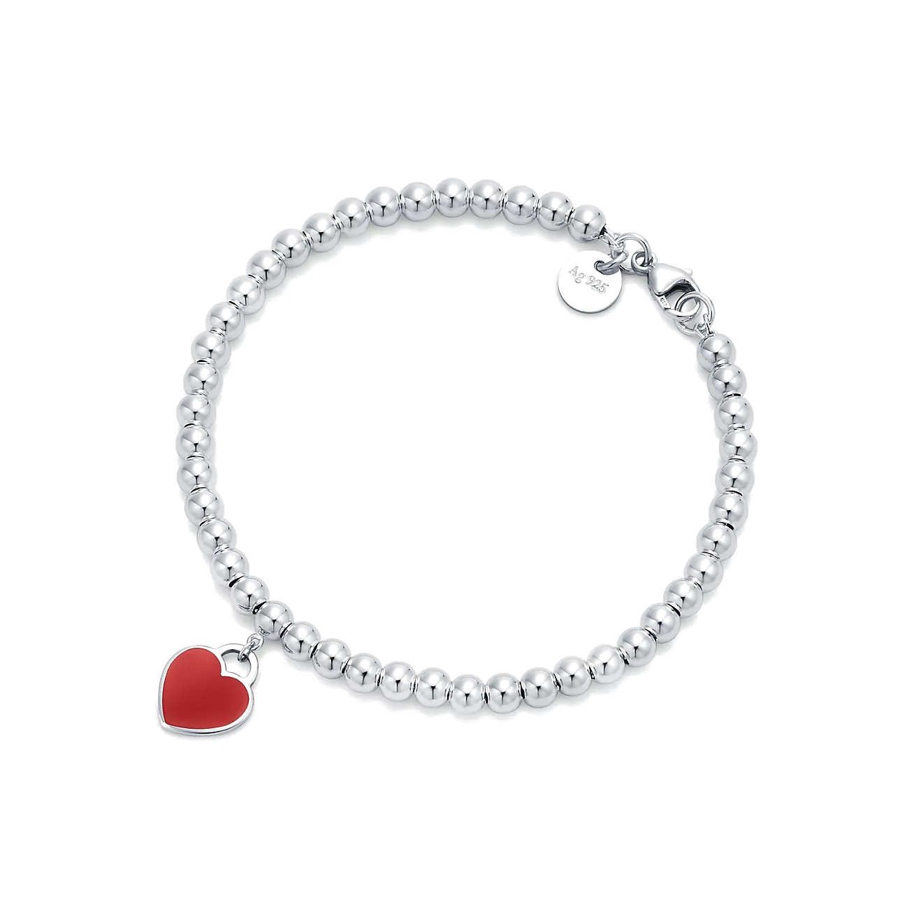 Raised Red Heart Ring