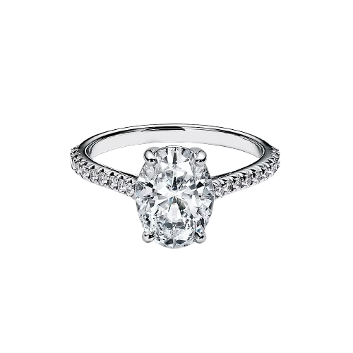 Tiffany Oval Brilliant Noivado aliança