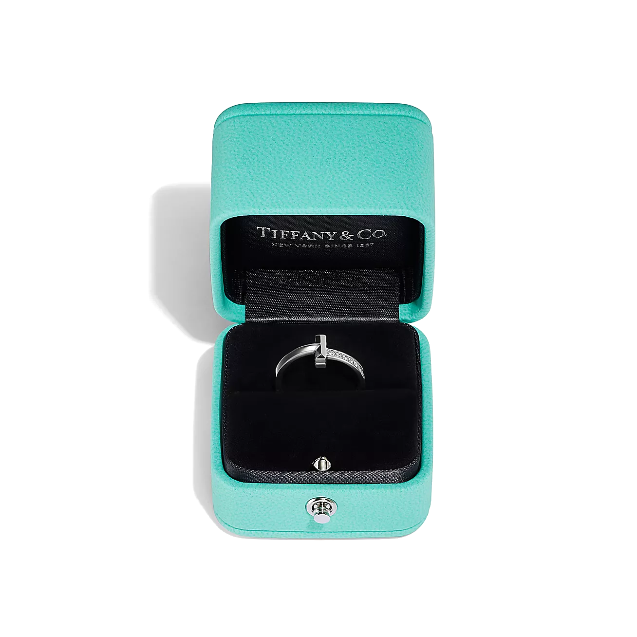 Anel - T1 Ring em Ouro Branco com Diamantes