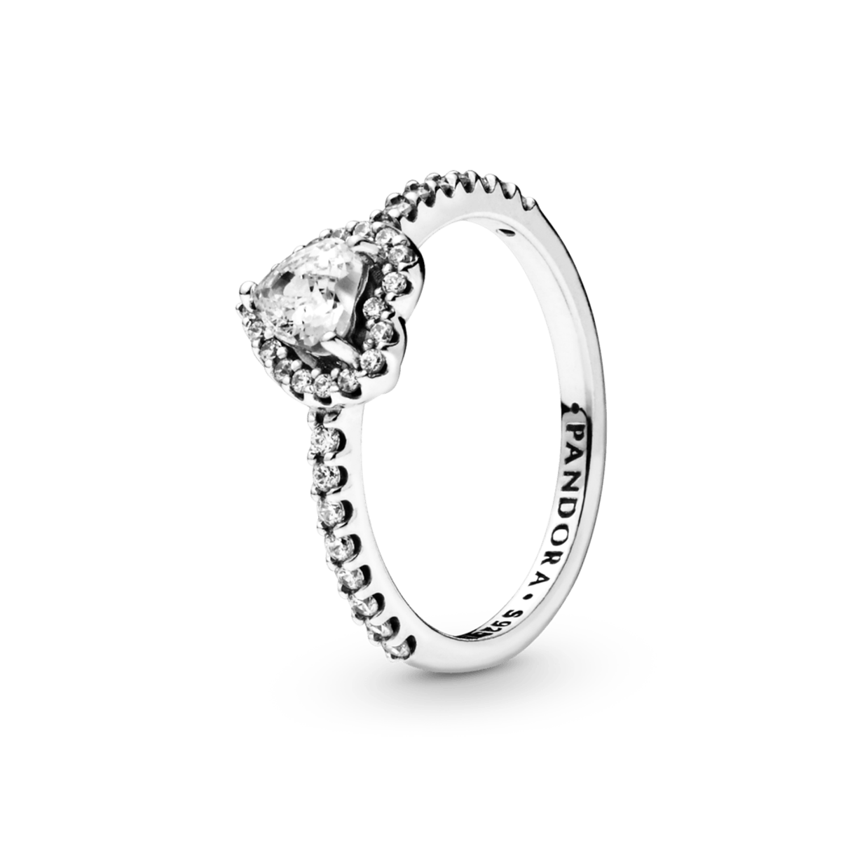 Raised Red Heart Ring