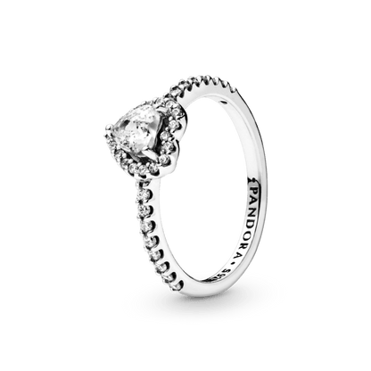 Raised Red Heart Ring