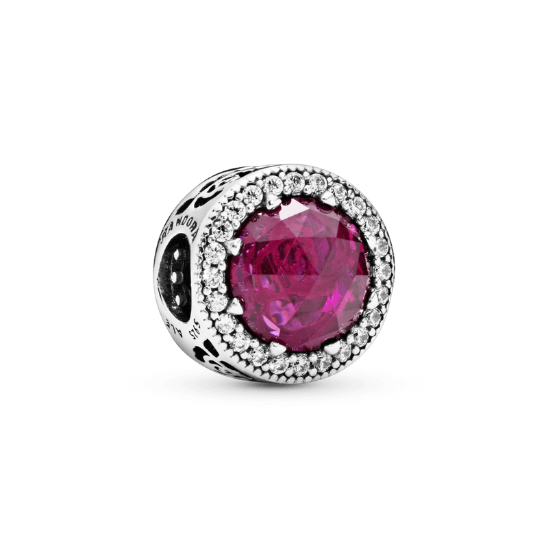 Charm Rosa Radiante A Bela E A Fera [ENCOMENDA]