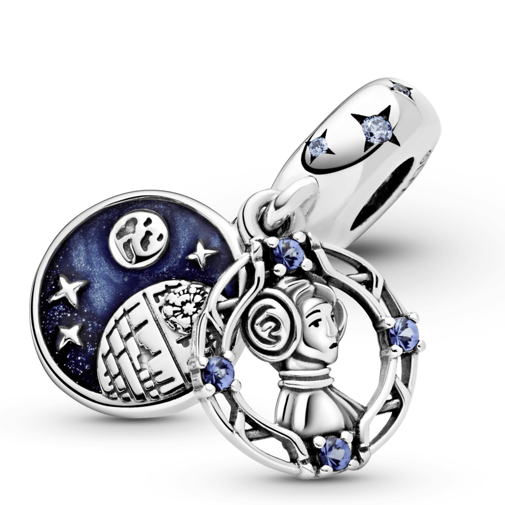 Charm Pendente Duplo Princesa Leia [ENCOMENDA]