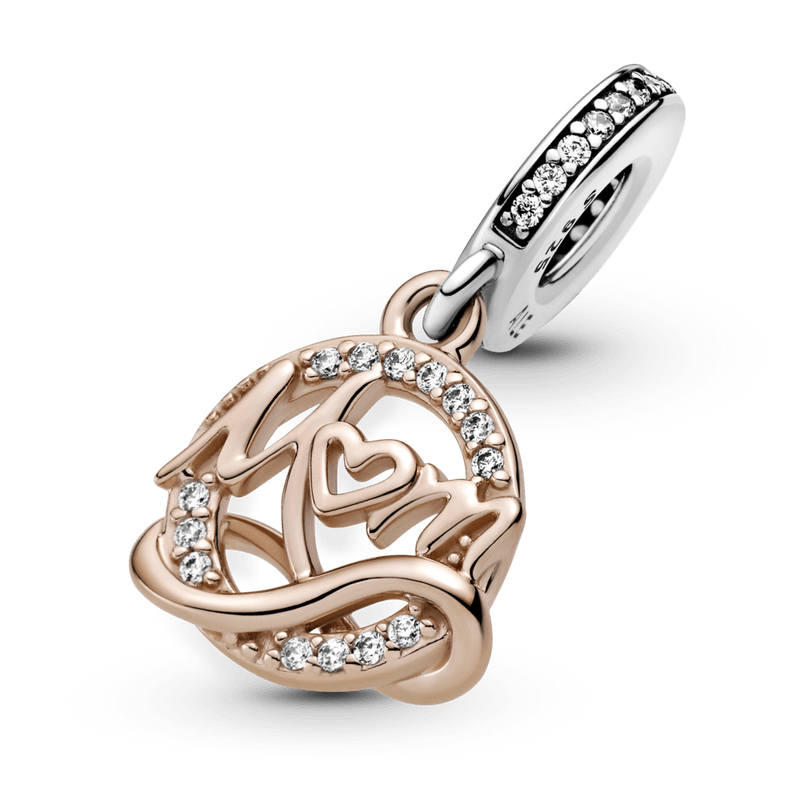 Charm Pendente Mamae Em Dois Tons [ENCOMENDA]