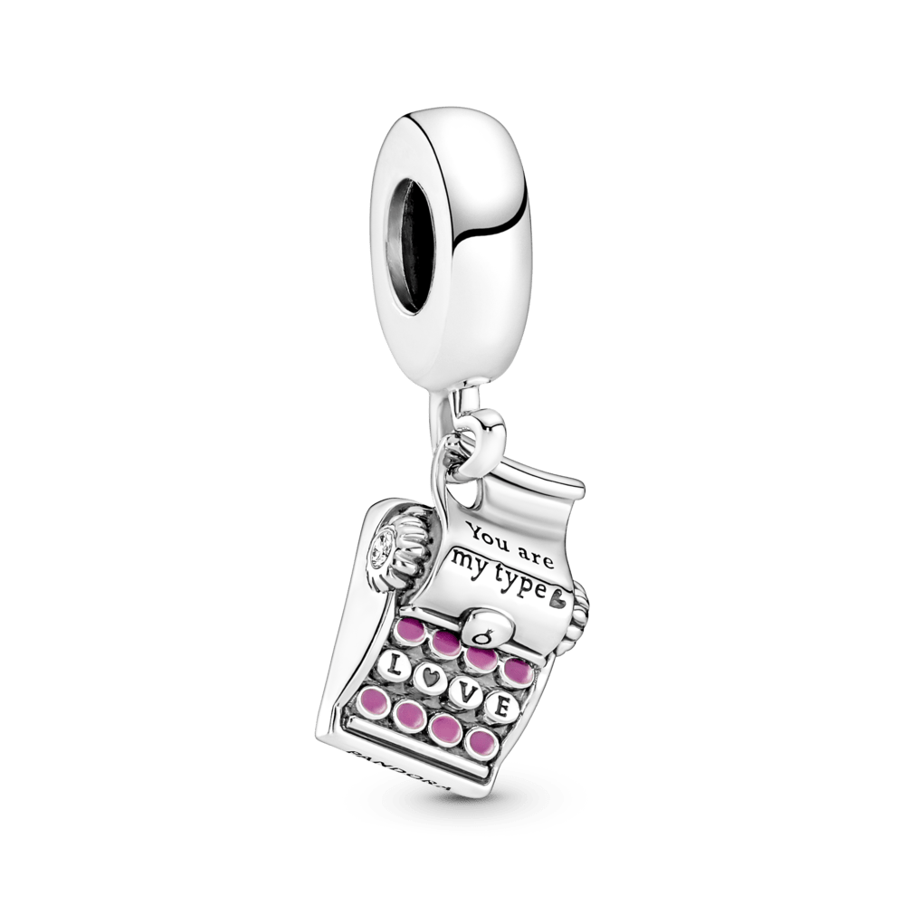 Charm Pendente Maquina De Escrever [ENCOMENDA]