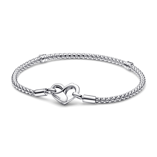 Bracelete - Fecho Coração Cravejado