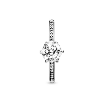 Anel - Clear Sparkling Crown