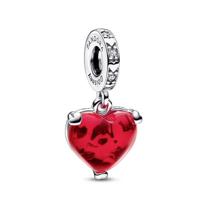 Raised Red Heart Ring
