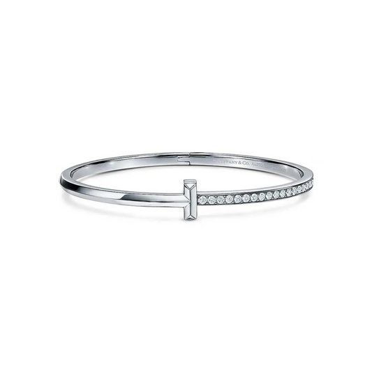 Bracelete T1 Cravejado - Prata 925