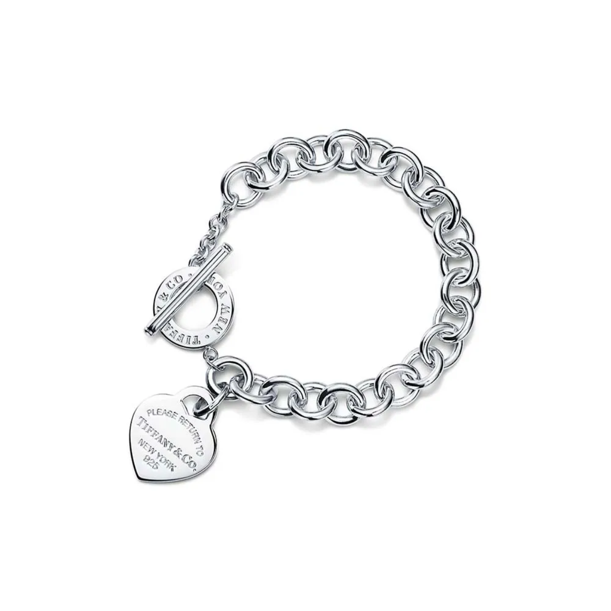 Pulseira Coração Fecho em T [ENCOMENDA]