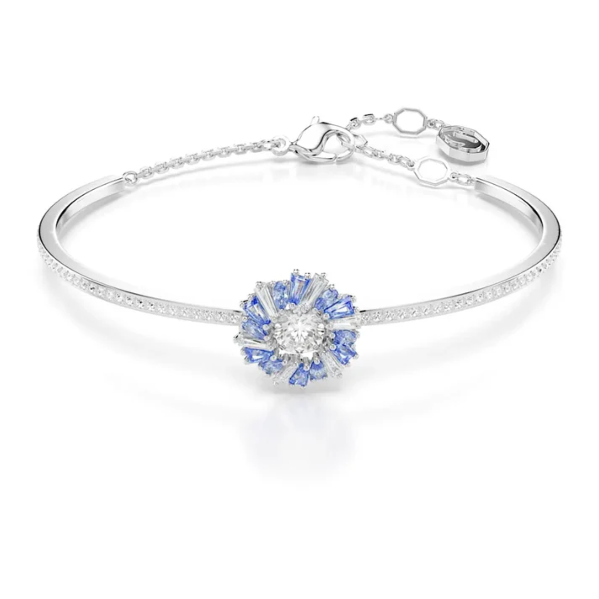 Brazalete Idyllia, Flor, Azul