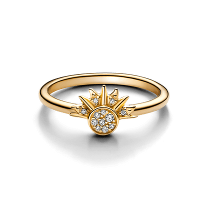Raised Red Heart Ring