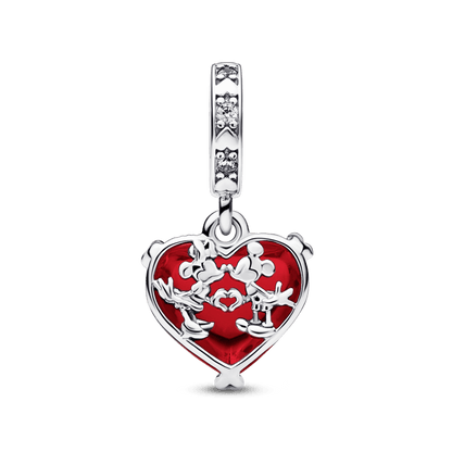 Raised Red Heart Ring