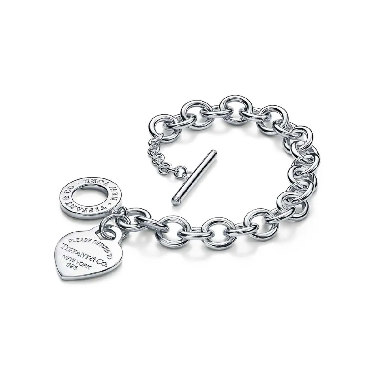 Pulseira Coração Fecho em T