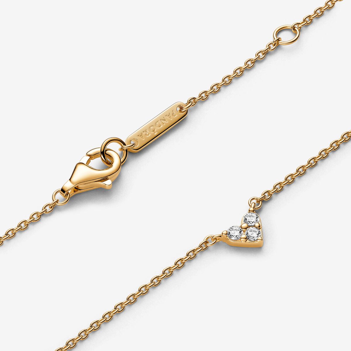 Colar Collier Coração de Pedra Tripla [ENCOMENDA]