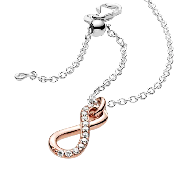 Colar Brilho Infinito Rosé [ENCOMENDA]