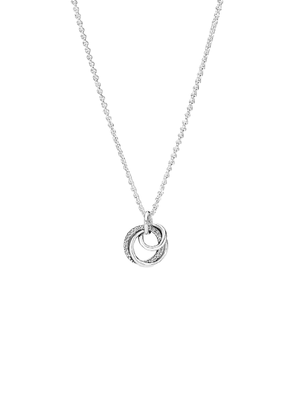 Family Always Encircled Pendant Necklace