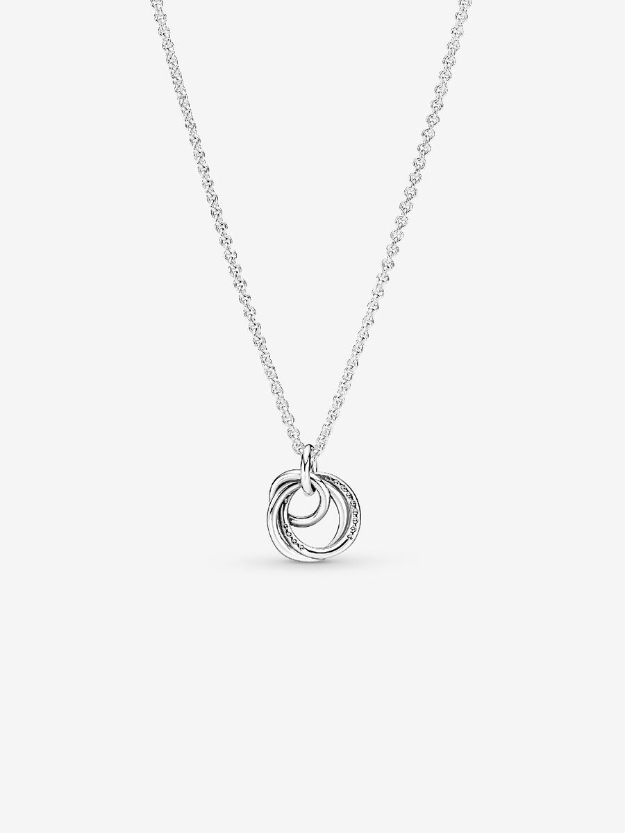 Family Always Encircled Pendant Necklace