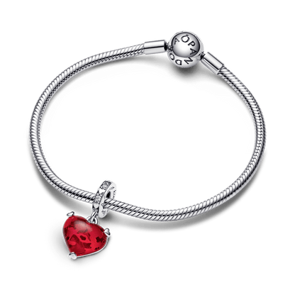 Raised Red Heart Ring
