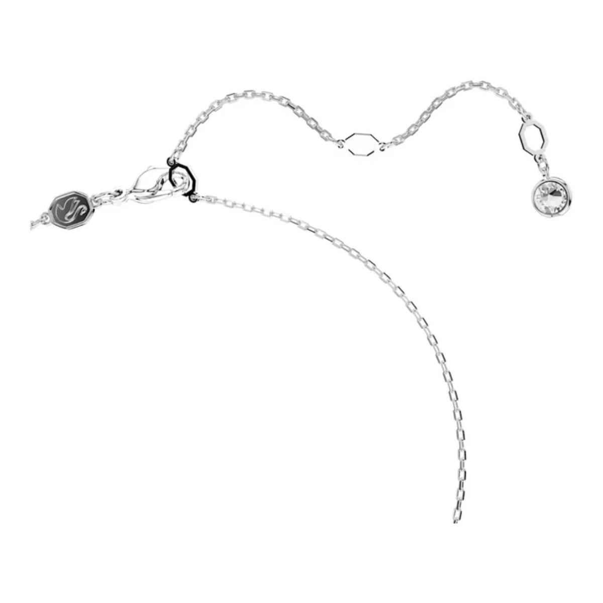 Colar Pingente Infinity Branco