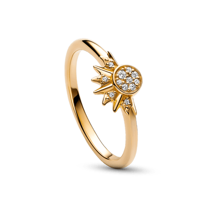 Raised Red Heart Ring