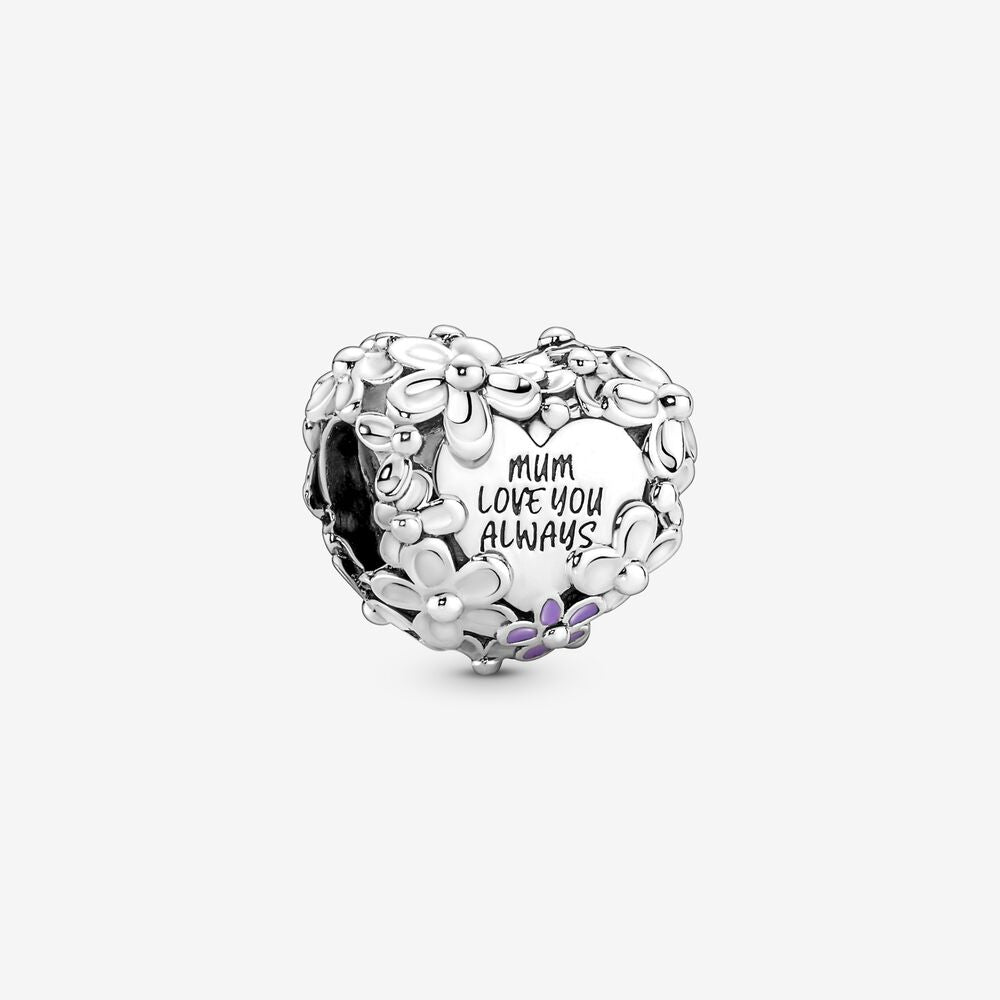 Charm Coração de Mãe Margarida [ENCOMENDA]