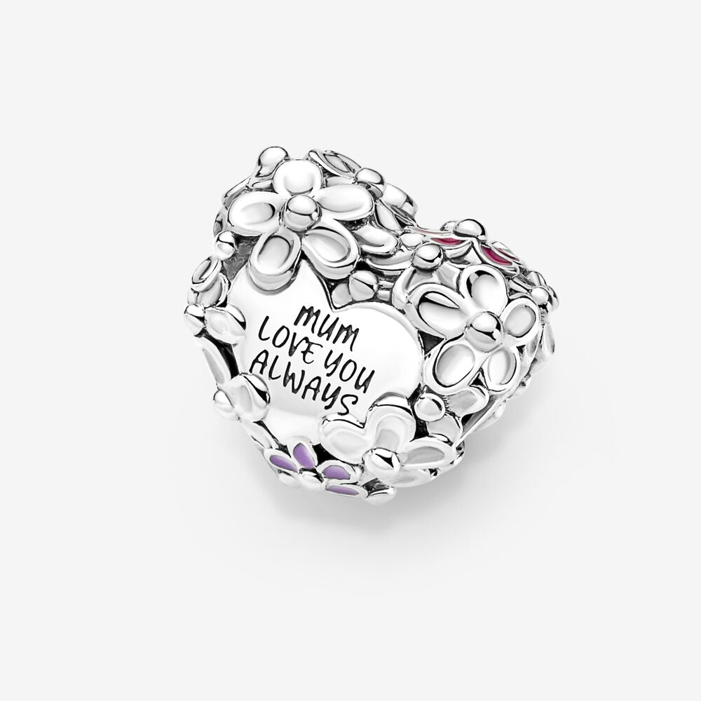 Charm Coração de Mãe Margarida [ENCOMENDA]