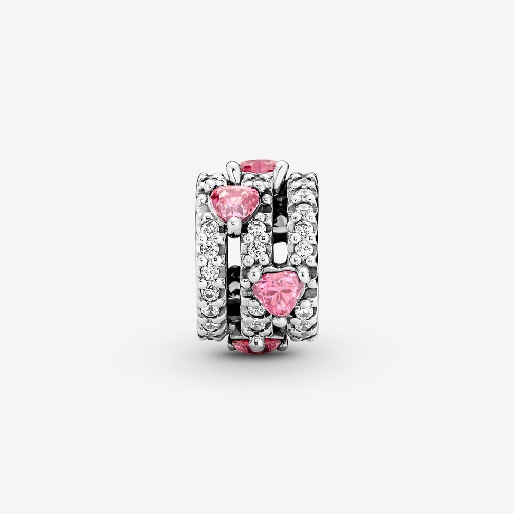 Charm de Corações Triplos Cintilante [ENCOMENDA]