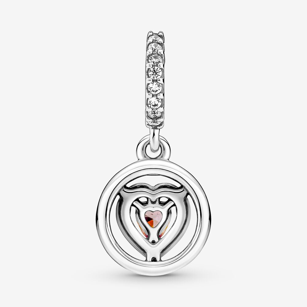 Charm de Coração Rosa [ENCOMENDA]