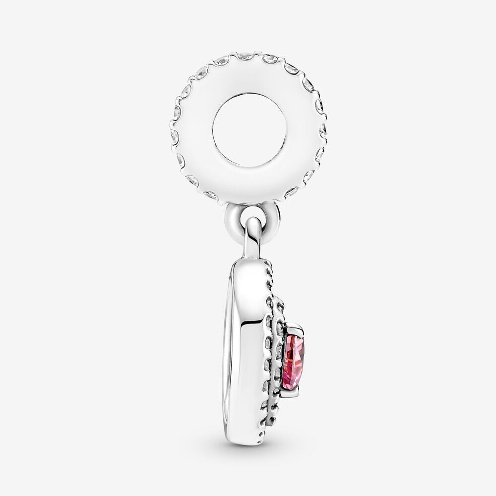 Charm de Coração Rosa [ENCOMENDA]