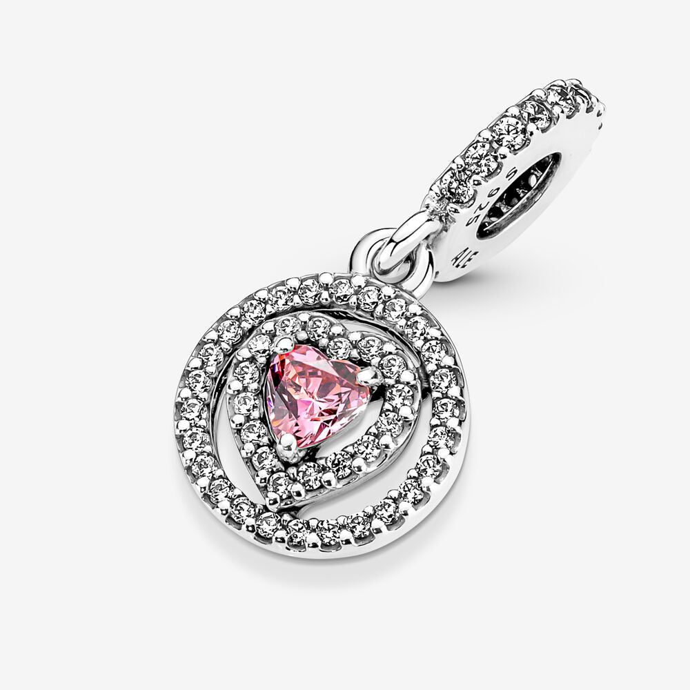 Charm de Coração Rosa [ENCOMENDA]