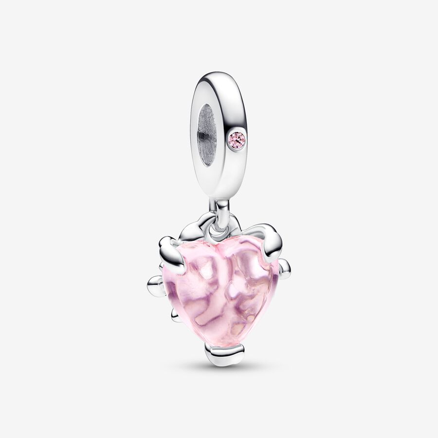 Charm Árvore genealógica rosa e coração [ENCOMENDA]