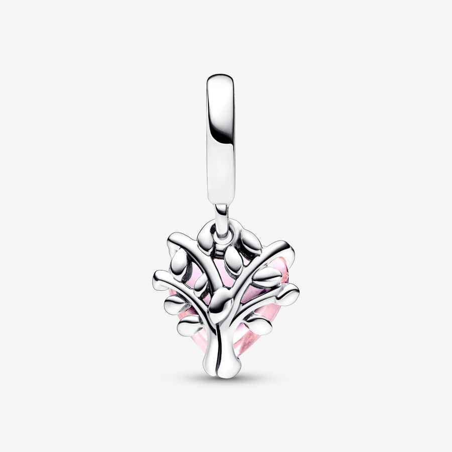 Charm Árvore genealógica rosa e coração [ENCOMENDA]