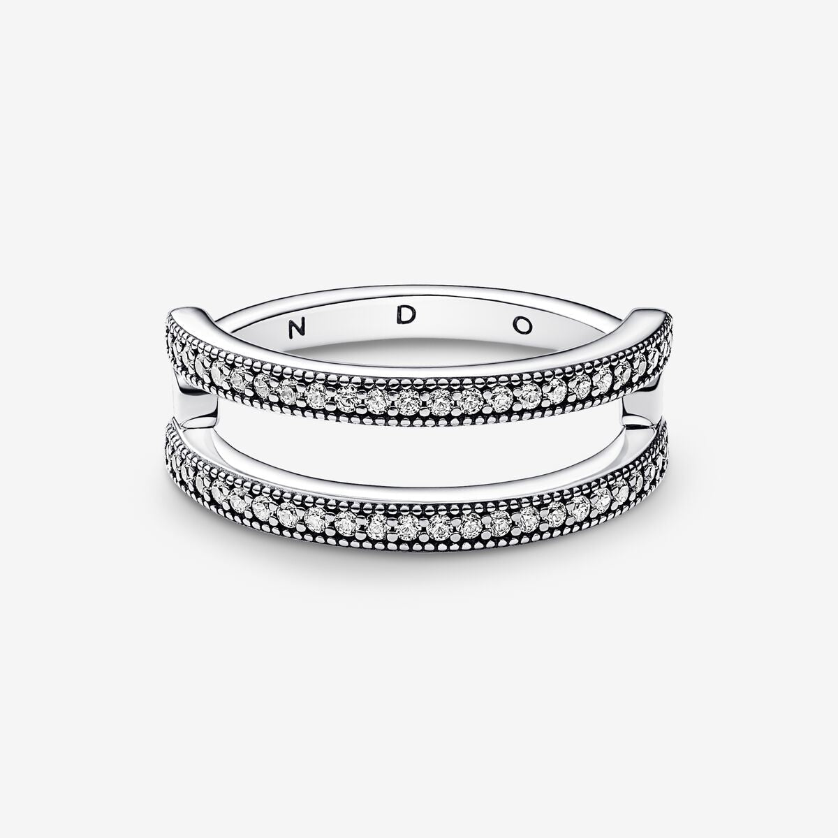 Anel Duplo Pavé Signature [ENCOMENDA]