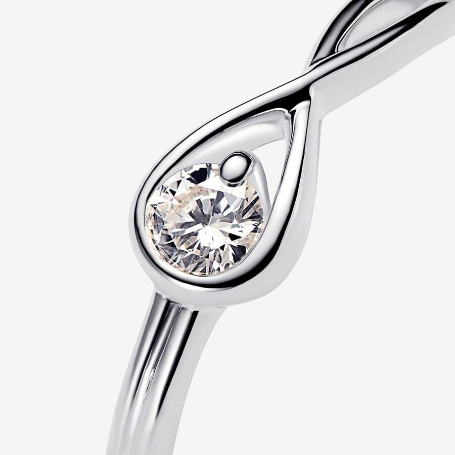 Anel Infinite com Moissanite [ENCOMENDA]