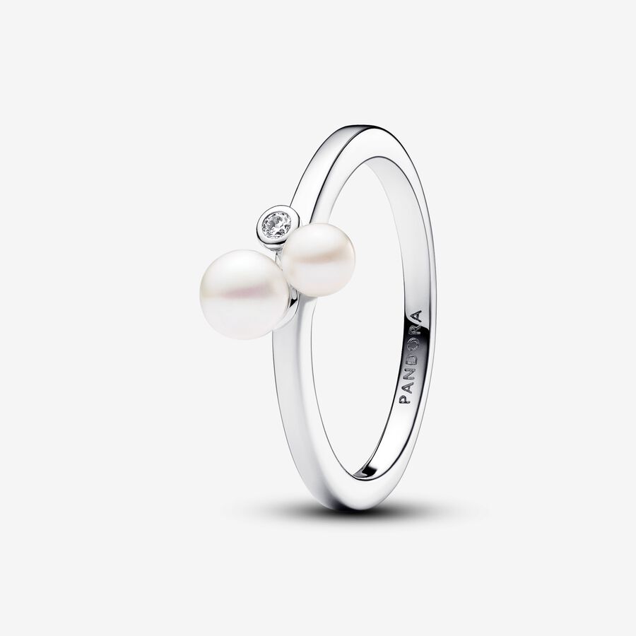 Anel de Perola Duo [ENCOMENDA]